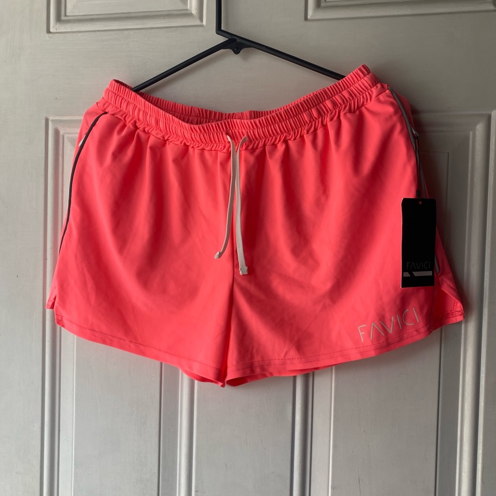 Vici Neon Pink Athletic Shorts